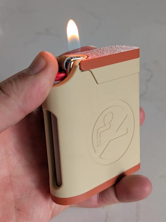 AlO Cigarette Holder & Lighter Case