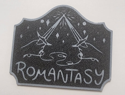 Bookshelf Romantasy Sign