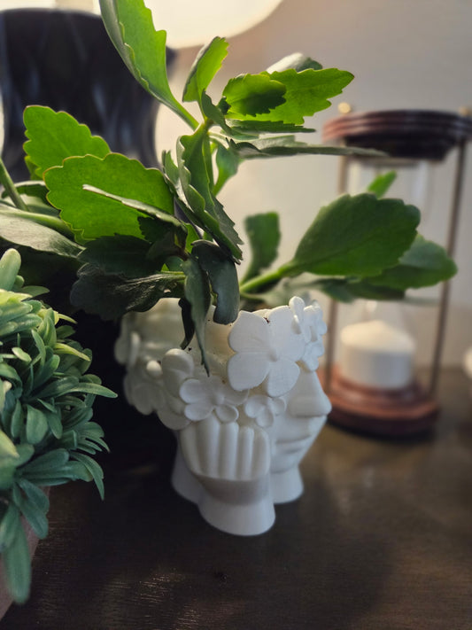Floral Face Planter
