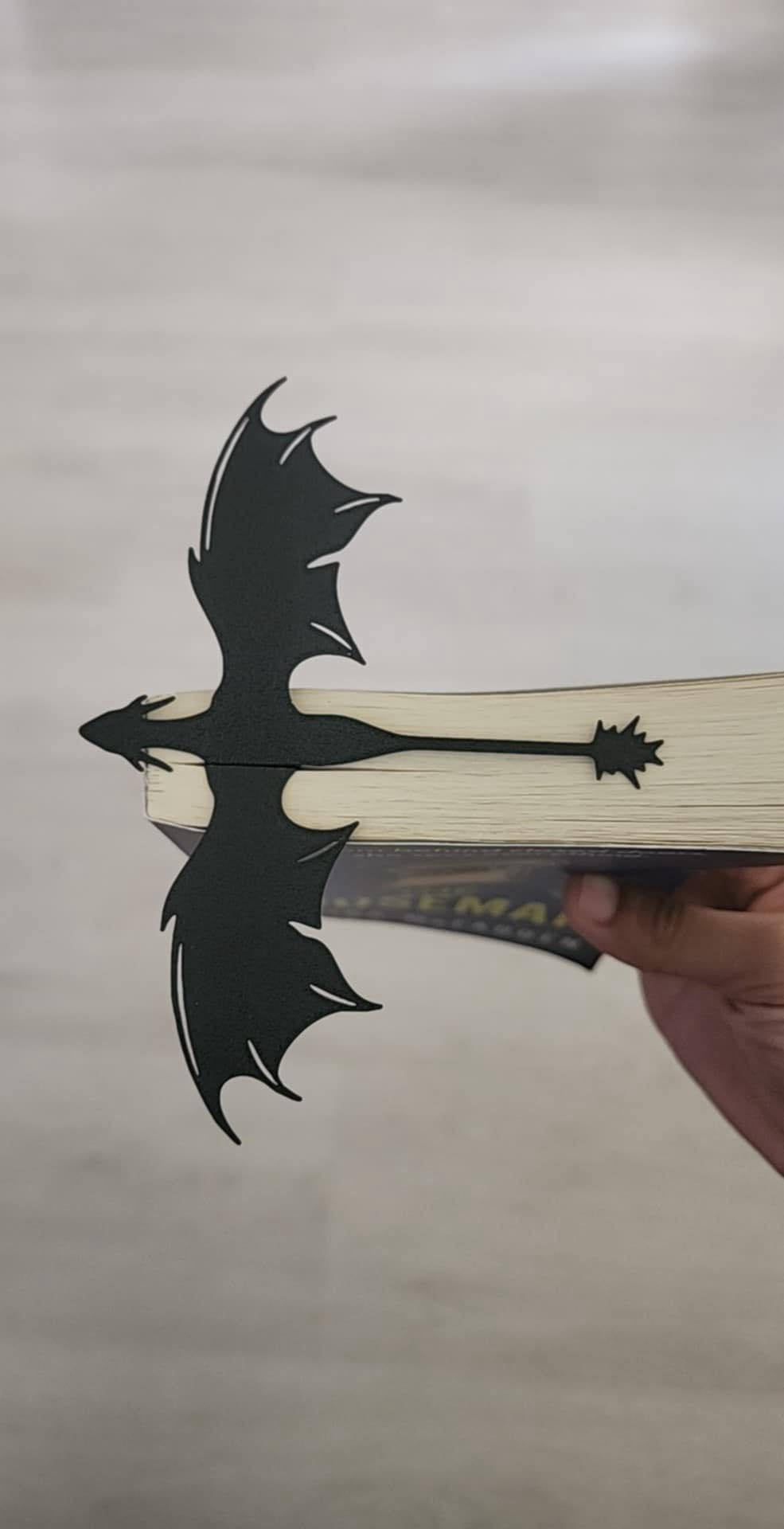 Dragon Silhouette Bookmark