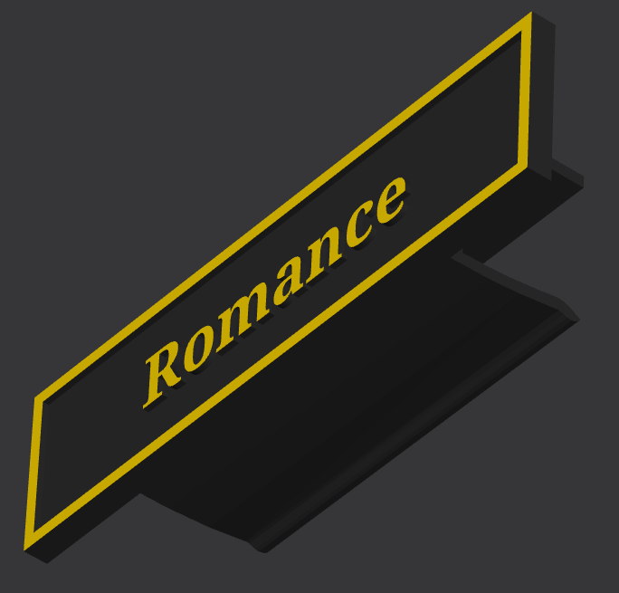 Genres Bookshelf Label Set - 3/4"