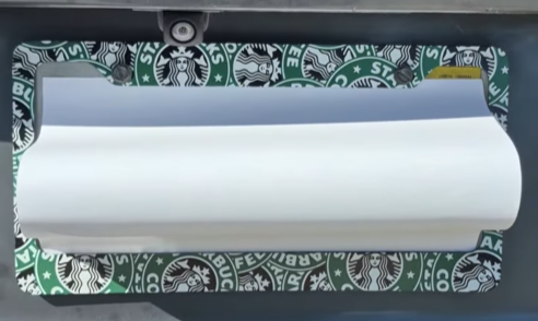 Customizable License Plate Frame