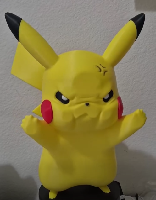 Angry Window Pikachu