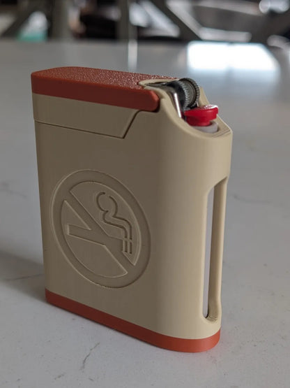 AlO Cigarette Holder & Lighter Case
