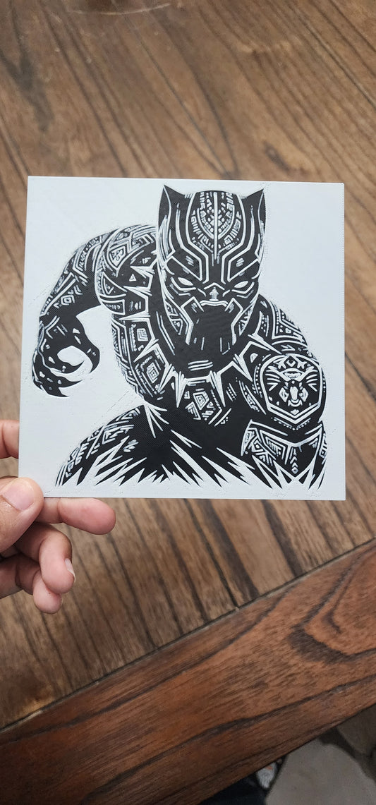 Black Panther Fanart 6"x6"