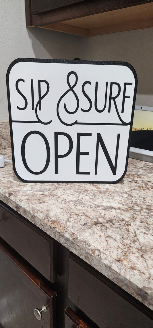 Sip & Surf Lightbox