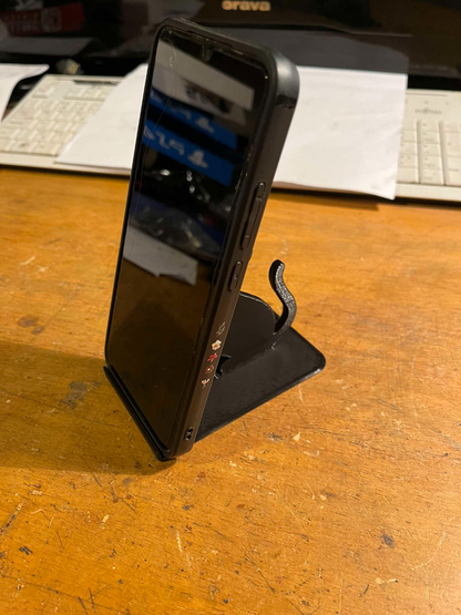 Cat Silhouette Phone Stand