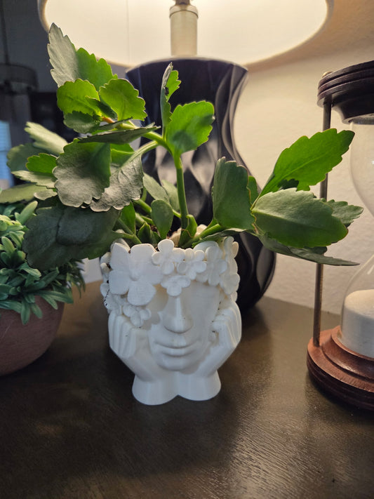 Floral Face Planter