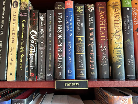 Genres Bookshelf Label Set - 3/4"