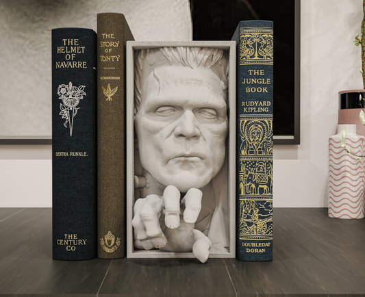 Frankenstein Book Nook Insert