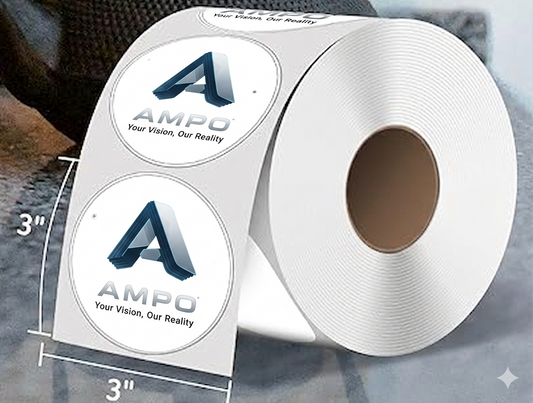Custom 3" Round Stickers