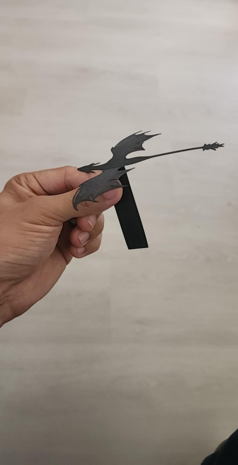 Dragon Silhouette Bookmark