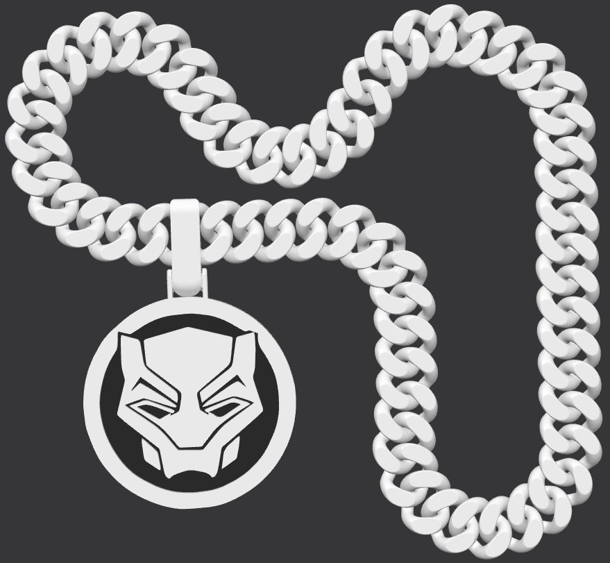 Blank Panther Chain