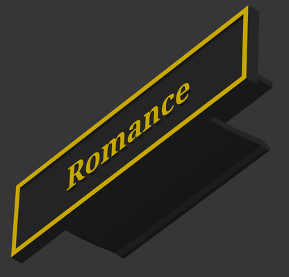 Genres Bookshelf Label Set - 3/4"