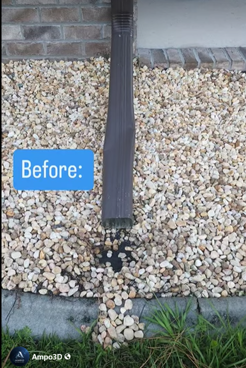 Downspout Gutter Guard 3"x4"